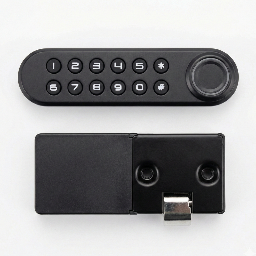Digital Furniture Smart Lock (Emperor) Horizontal Black