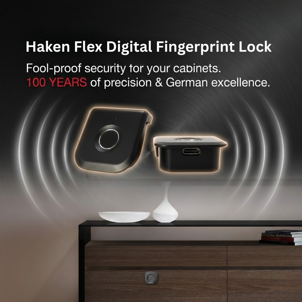 Digital Furniture Smart Lock (FLEX) - BLACK