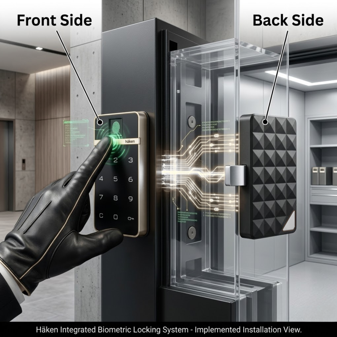 Digital Furniture Smart Lock (CLARA) Silver