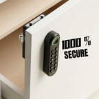 Digital Furniture Smart Lock (Emperor) Vertical Black