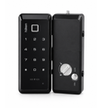 HDL-R32N Digital Door Lock for Wooden Door | 2-Way Access – Fingerprint & PIN Password | Smart Touch Keypad | Slim Design | Black