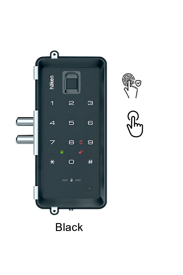 RIM Locks for Glass Door 2 Way (HDL-RG24) - BLACK
