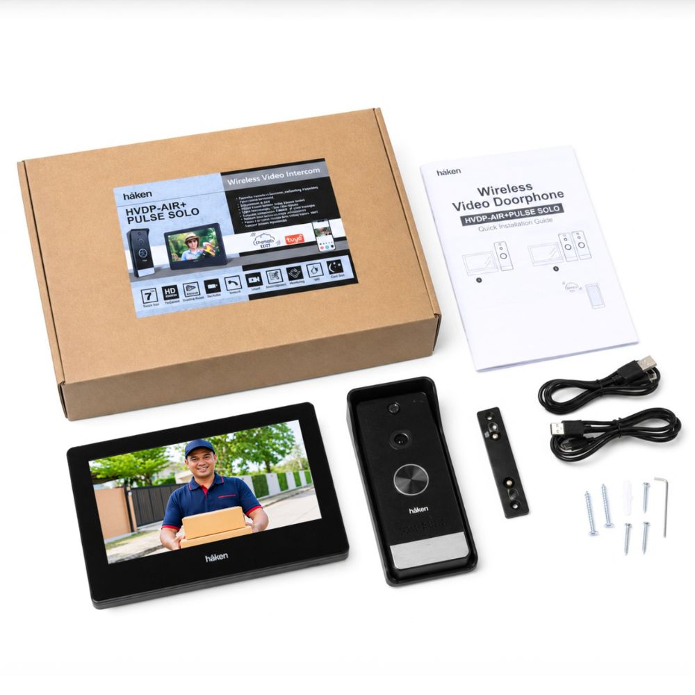 HDVP AIR+ Pulse Solo Wireless Video Door Phone | Smart Two-Way Communication & Remote Monitoring