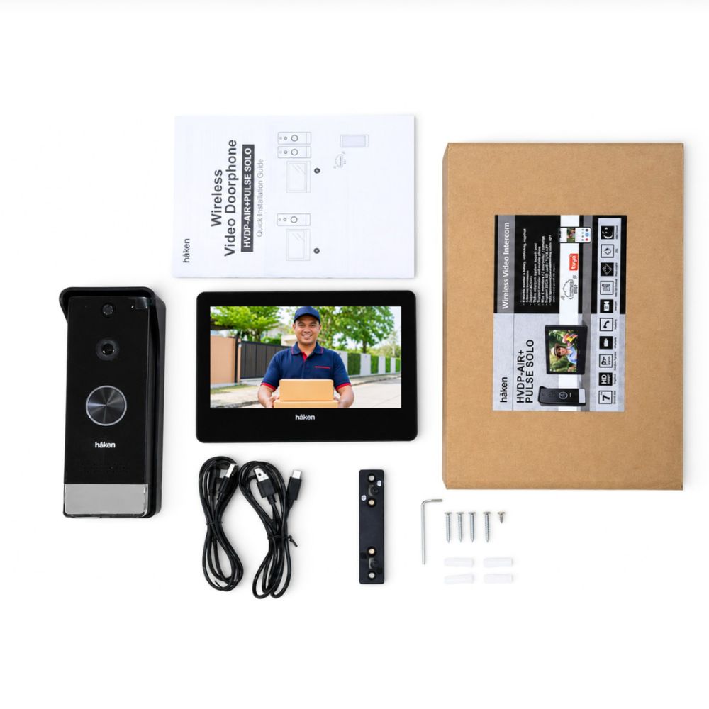 HDVP AIR+ Pulse Solo Wireless Video Door Phone | Smart Two-Way Communication & Remote Monitoring